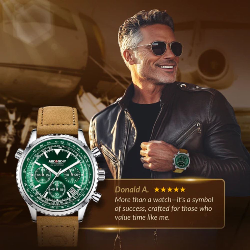 Luxury Chronograph Watch | Last day 80% off!