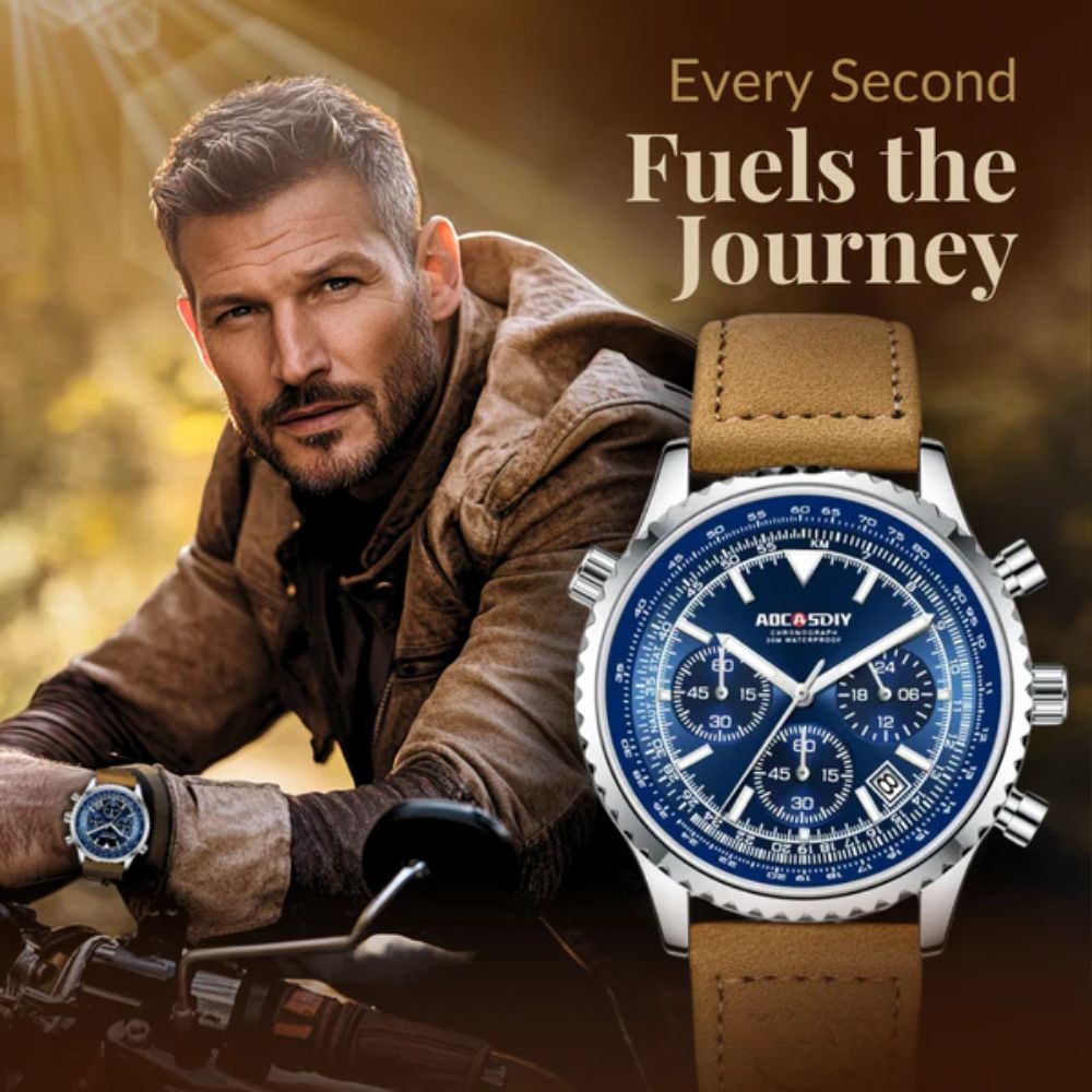 Luxury Chronograph Watch | Last day 80% off!