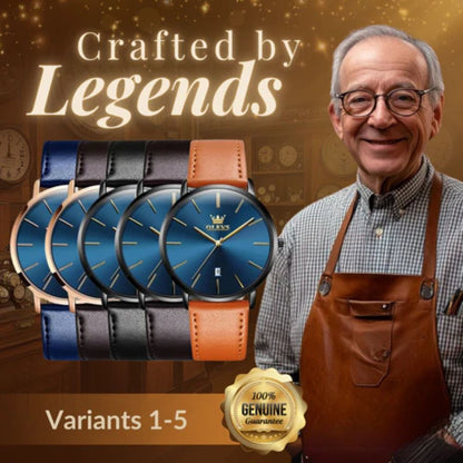 Leather Band Car Date Watch | Last day 80% off!