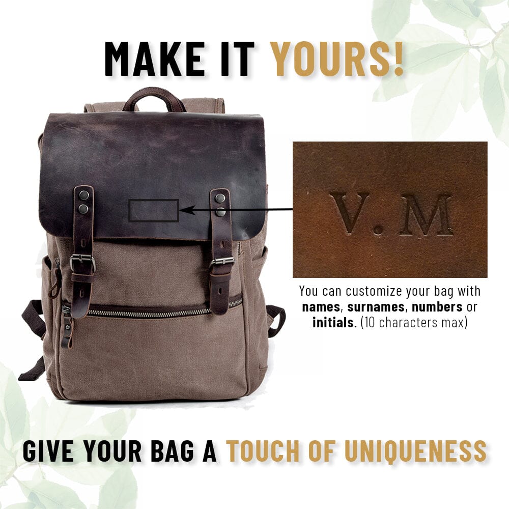 Cotton Canvas Backpack | QUEEN | Last Day 80% Off!