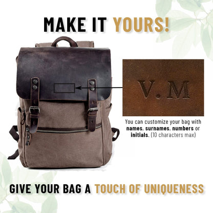 Cotton Canvas Backpack | QUEEN | Last Day 80% Off!