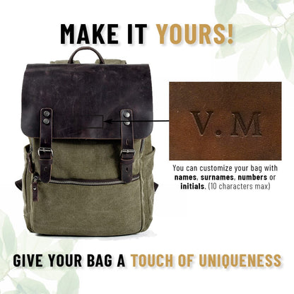 Cotton Canvas Backpack | QUEEN | Last Day 80% Off!