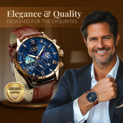 Elegant Moonphase Watch | Last day 80% off!