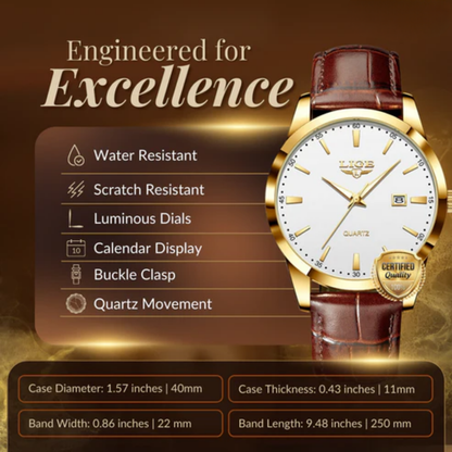 Military Leather Watch | Last day 80% off!