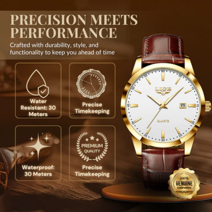 Military Leather Watch | Last day 80% off!