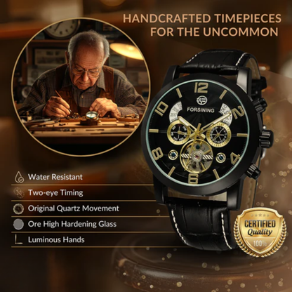 Luxury Tourbillon Automatic Mechanical Watch | Last day 80% off!
