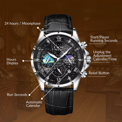 Elegant Moonphase Watch | Last day 80% off!