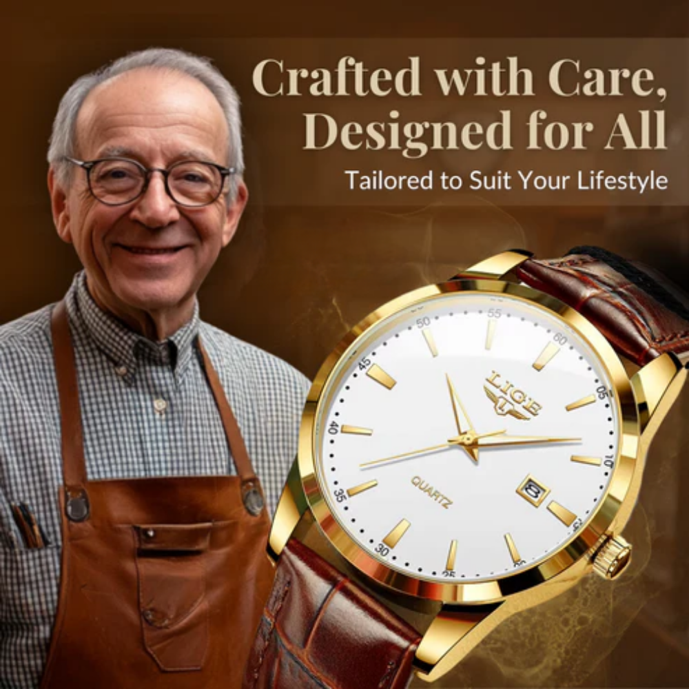 Military Leather Watch | Last day 80% off!