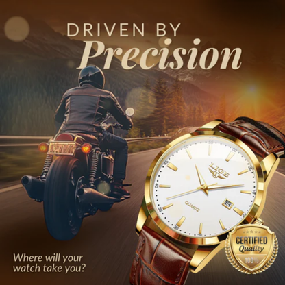 Military Leather Watch | Last day 80% off!