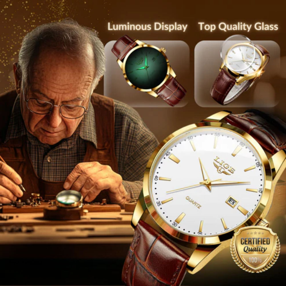 Military Leather Watch | Last day 80% off!