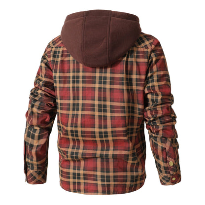 Hooded Flannel Jacket (4 Designs) Last day 80% off!