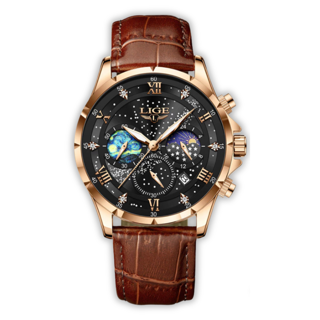 Elegant Moonphase Watch | Last day 80% off!