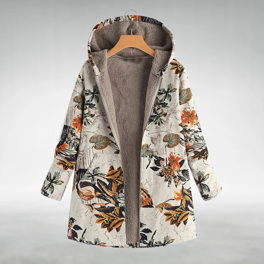 Fleural™ – Stylish Fleece Jacket with Floral Pattern | Last Day 80% Off!