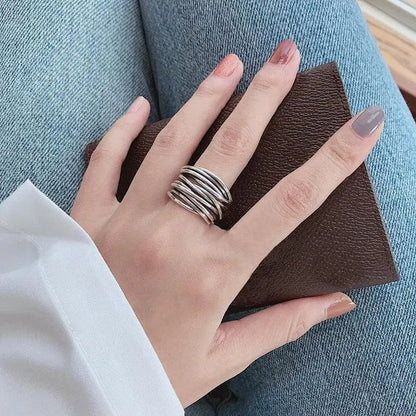 Adjustable silver layer ring | Last day 80% off!