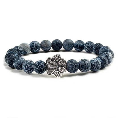 Beaded Paw Bracelet – Natural Stone Design | Last Day 80% Off!