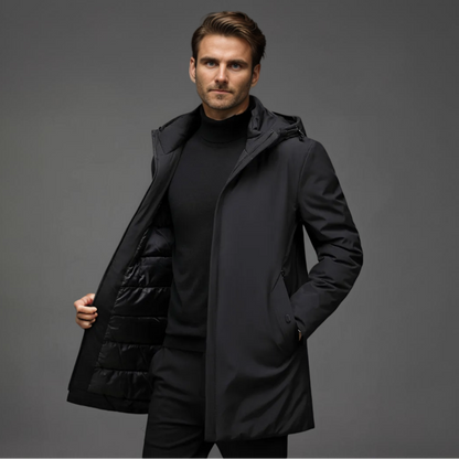 Carl | Slim Fit Long Coat | Last Day 80% Off!
