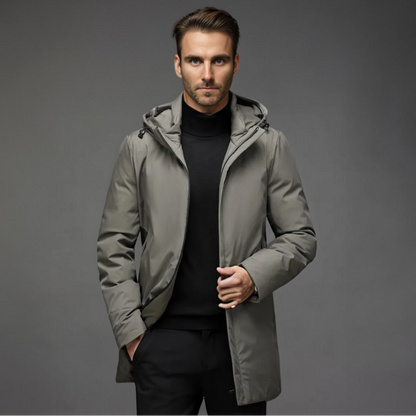 Carl | Slim Fit Long Coat | Last Day 80% Off!
