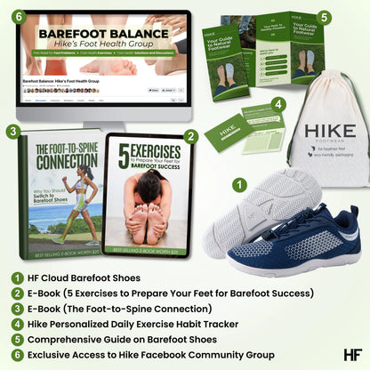 HF Cloud – Barefoot shoes for pain relief in feet, knees, and back (unisex) (Buy 1 pair, get 1 pair free)