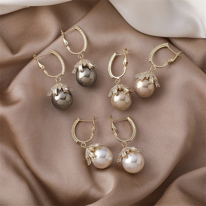 Malia Drop Earrings with Pearl | Last Day 80% Off!