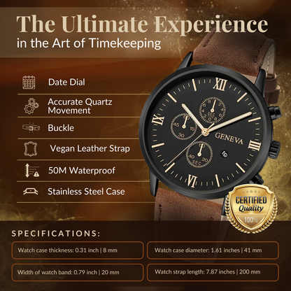Casual Analog Quartz Watch | Last day 80% off!