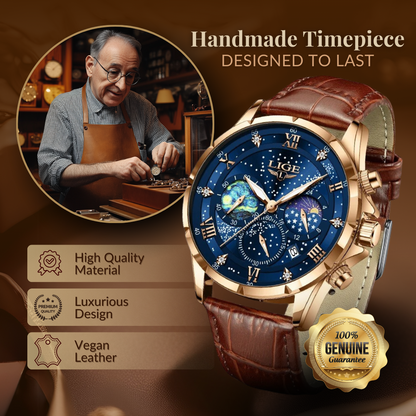 Elegant Moonphase Watch | Last day 80% off!