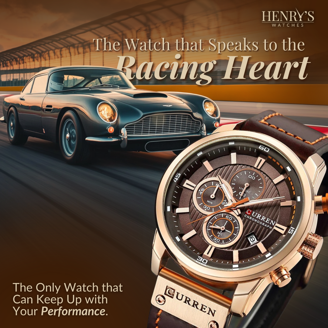 Elegant Quartz Watch with Leather Strap™ by Wilson | Last Day 80% Off!