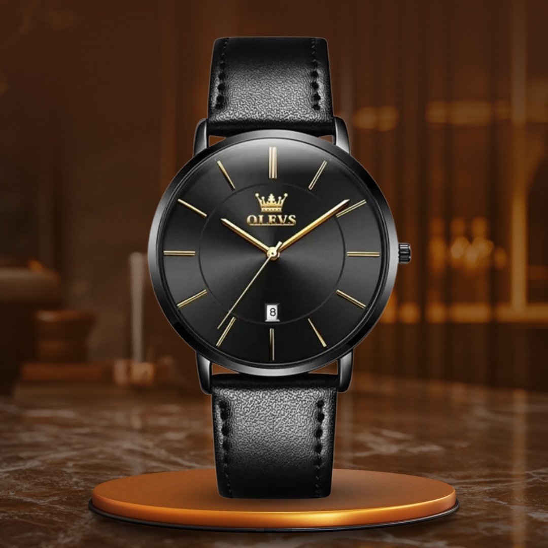 Leather Band Car Date Watch | Last day 80% off!
