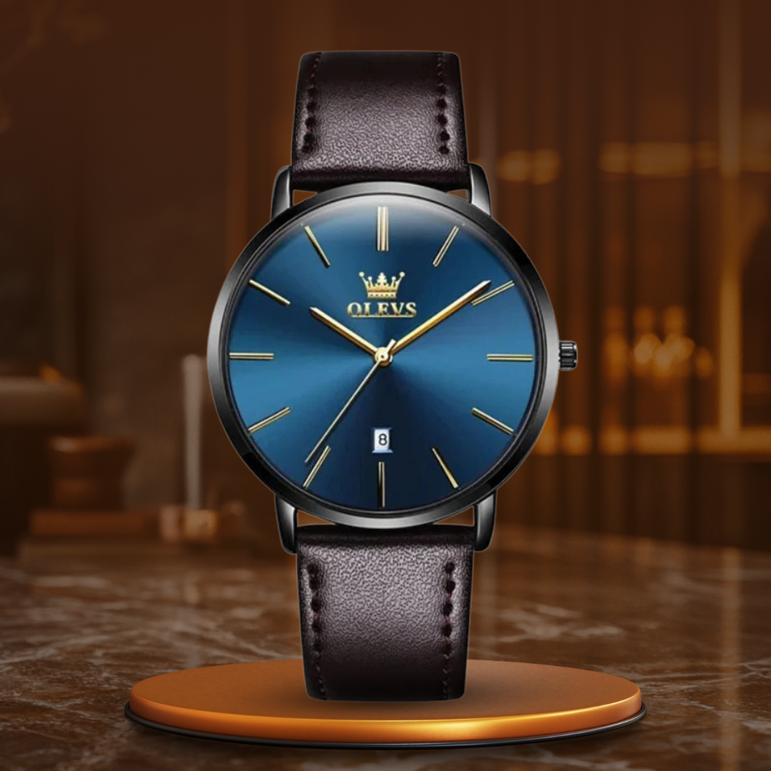 Leather Band Car Date Watch | Last day 80% off!