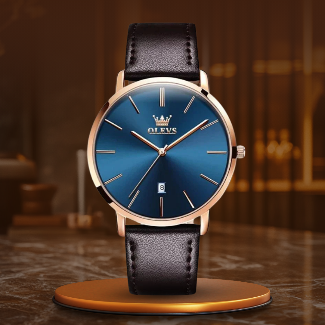 Leather Band Car Date Watch | Last day 80% off!