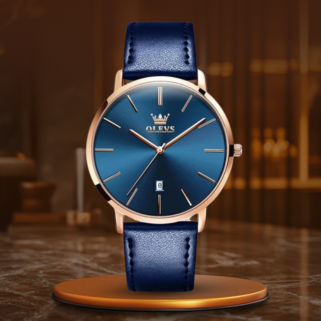 Leather Band Car Date Watch | Last day 80% off!