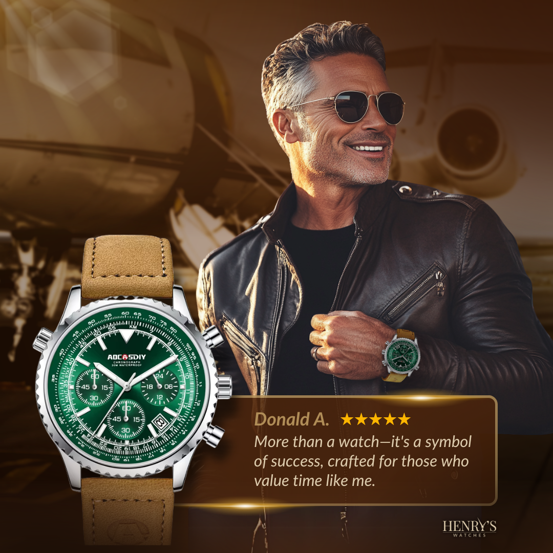 Luxury Chronograph Watch | Last day 80% off!