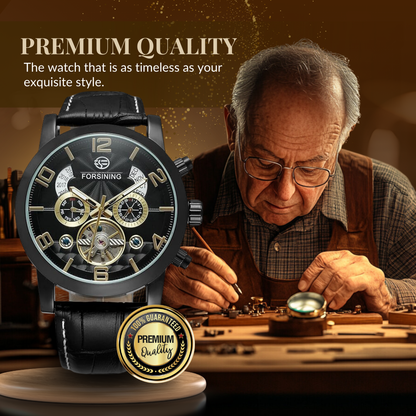 Luxury Tourbillon Automatic Mechanical Watch | Last day 80% off!