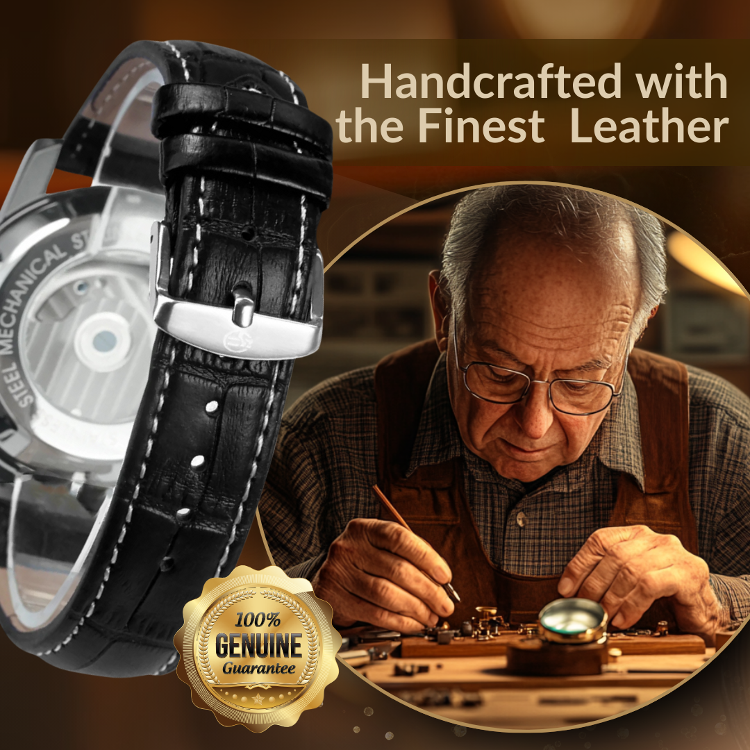 Luxury Tourbillon Automatic Mechanical Watch | Last day 80% off!