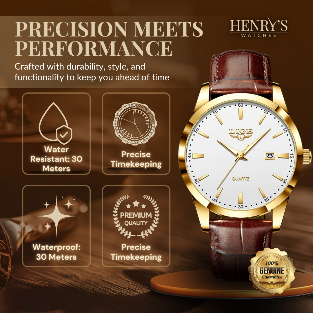 Military Leather Watch | Last day 80% off!