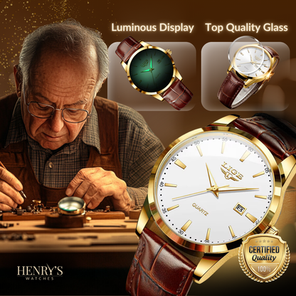 Military Leather Watch | Last day 80% off!