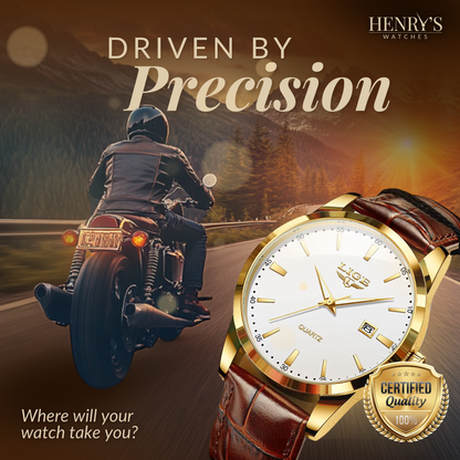 Military Leather Watch | Last day 80% off!