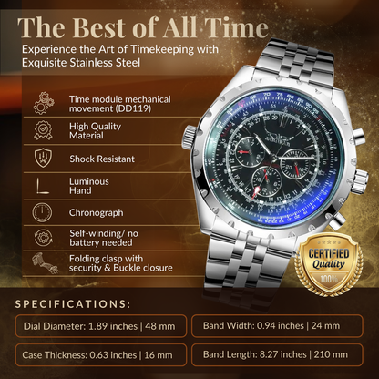 Military Mechanical Watch | Last day 80% off!