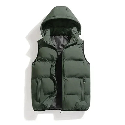 Men's Vest with Removable Hood | Last day 80% off!