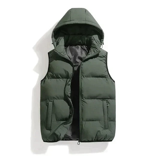 Men's Vest with Removable Hood | Last day 80% off!