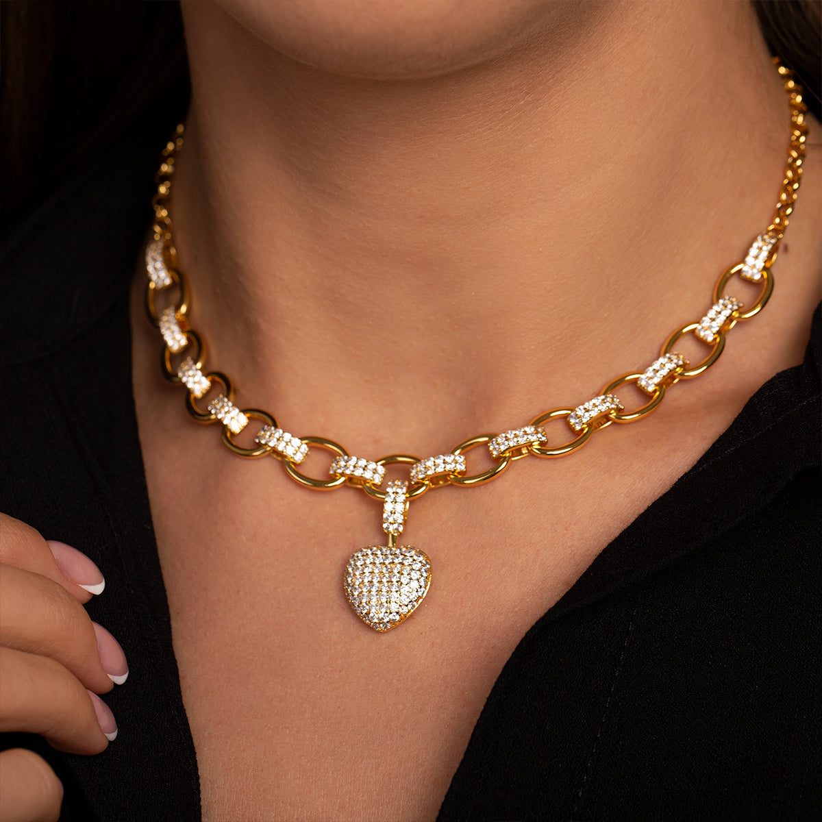 The Hills Heart Pendant Jewelry Set | Last day 80% off!