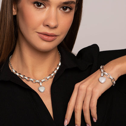 The Hills Heart Pendant Jewelry Set | Last day 80% off!