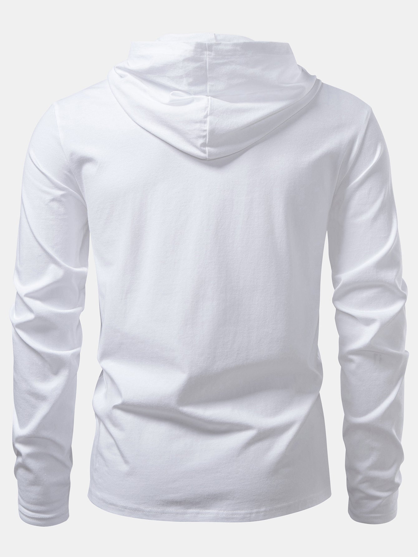 Long Sleeve Cotton Hoodie T-Shirt | Last day 80% off!