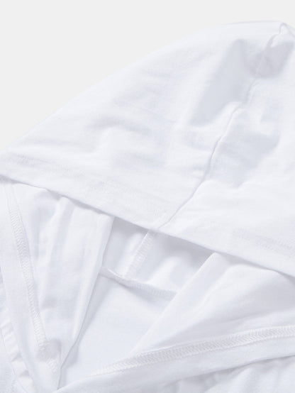 Long Sleeve Cotton Hoodie T-Shirt | Last day 80% off!