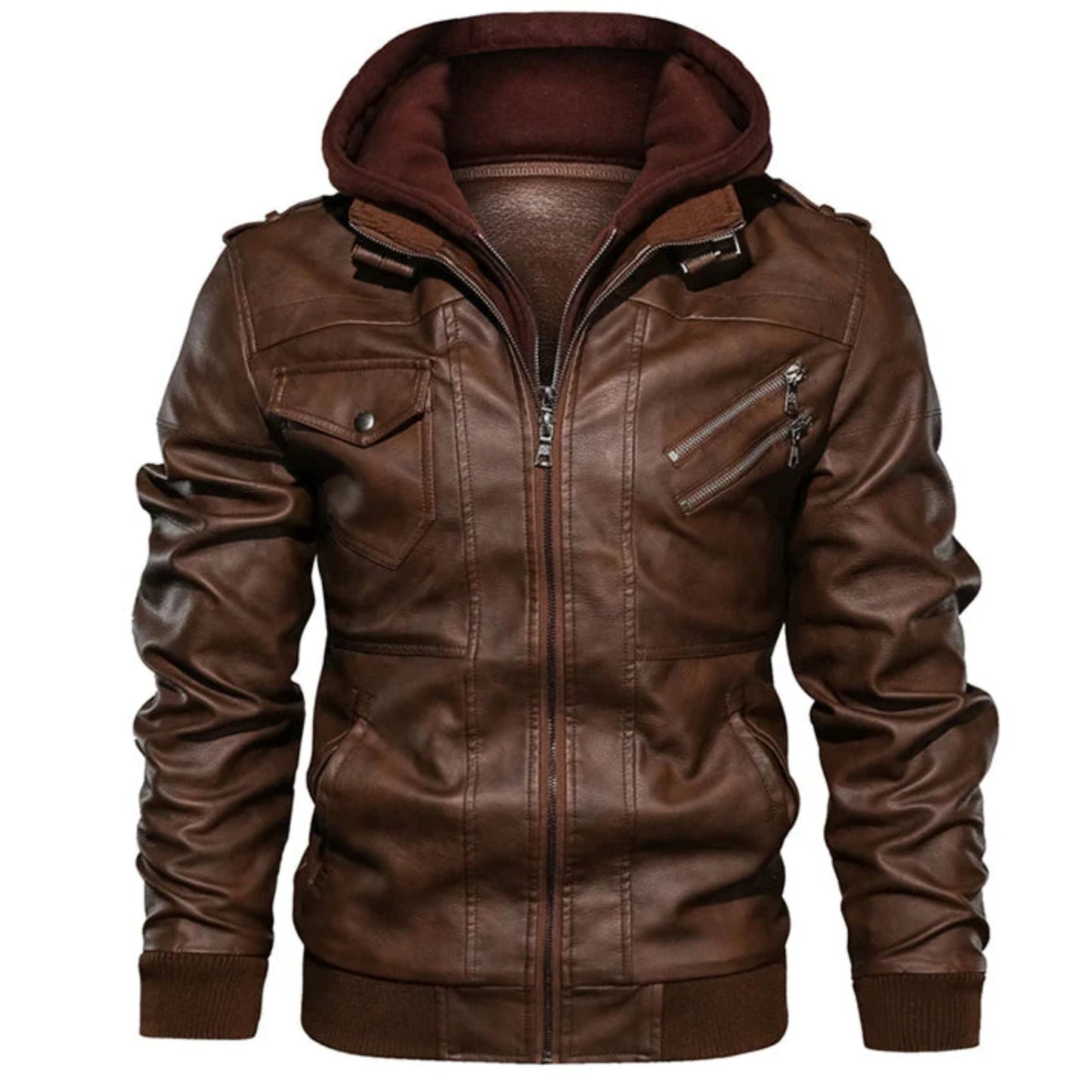 Salvador Leather Jacket Last day 80% off!