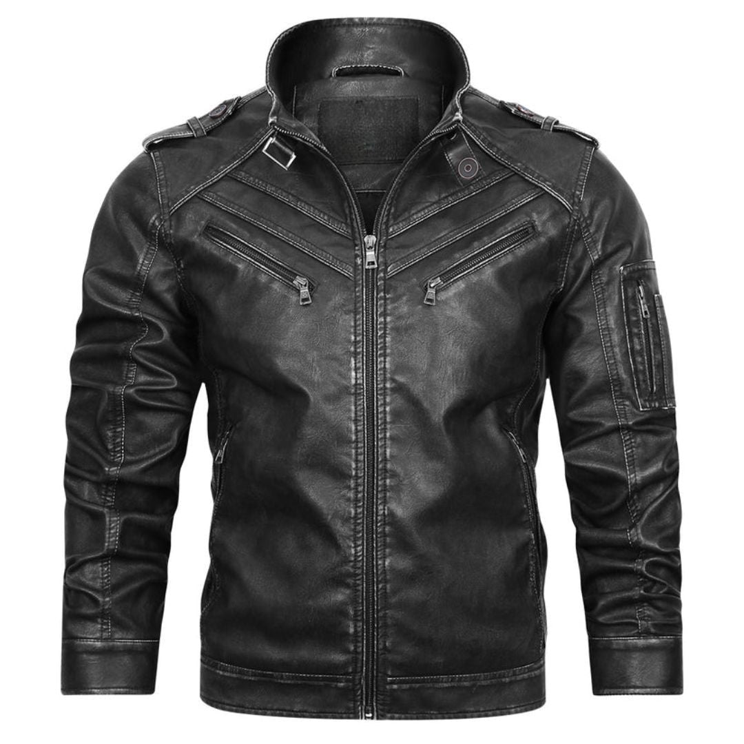 Engine Leather Jacket Last day 80% off!