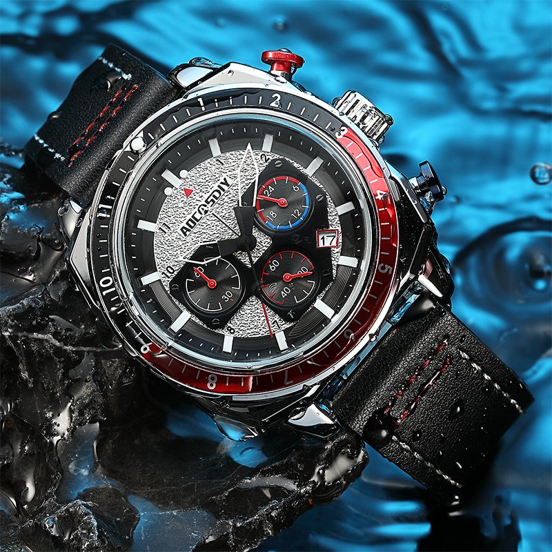 Luxury Quartz Sport Chronograph Watch™ - Wilson | Last Day 80% Off!