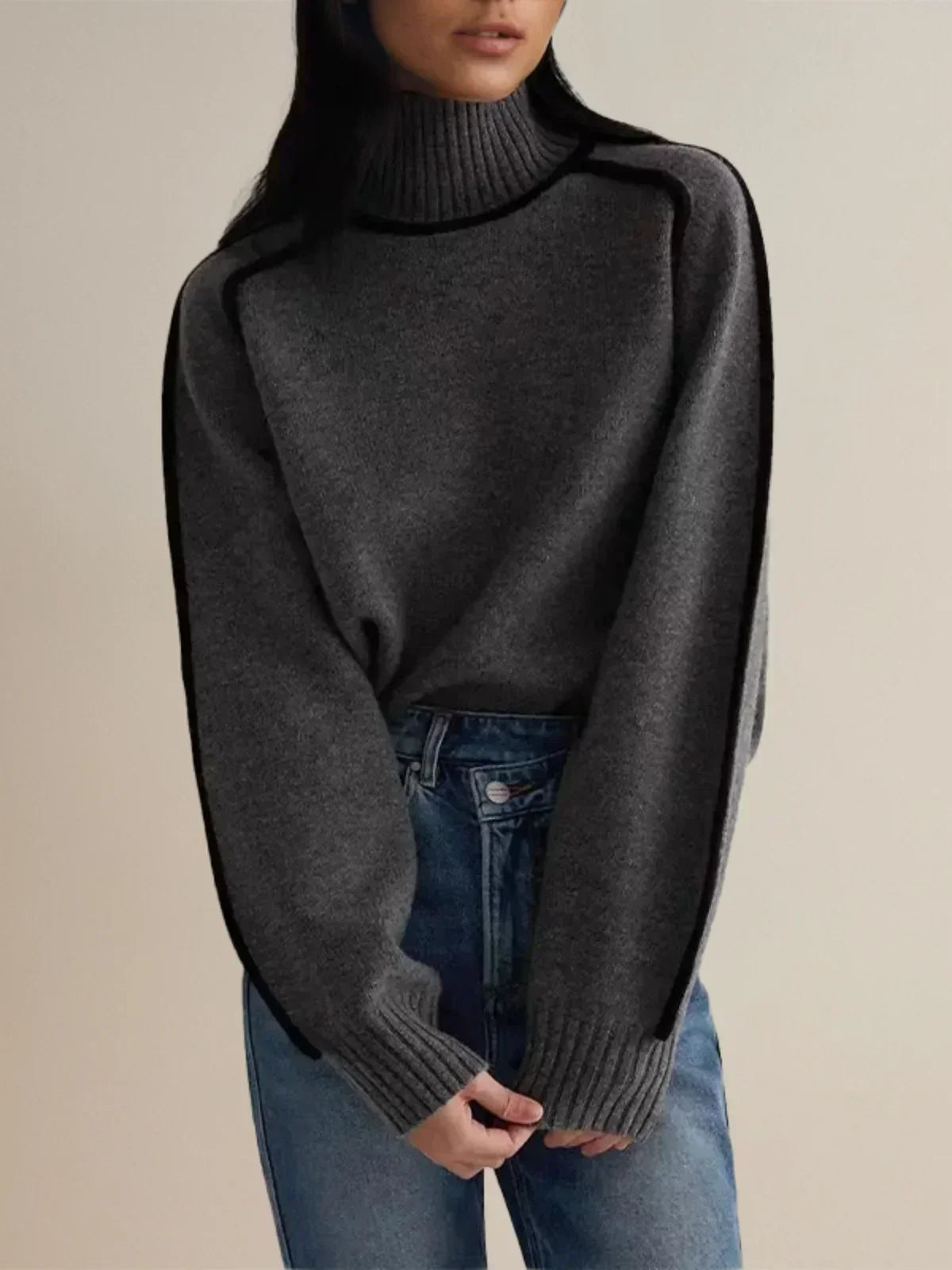 Donna | Elegant Turtleneck sweater | Last Day 80% Off!