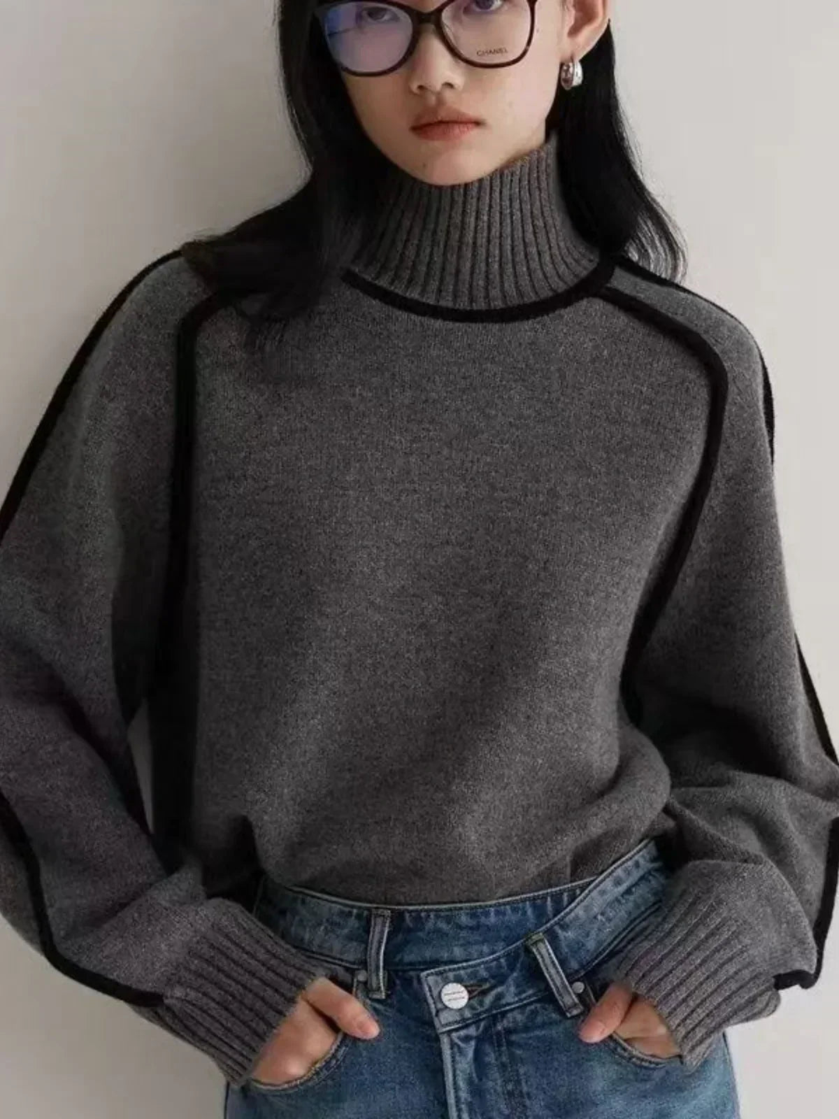 Donna | Elegant Turtleneck sweater | Last Day 80% Off!