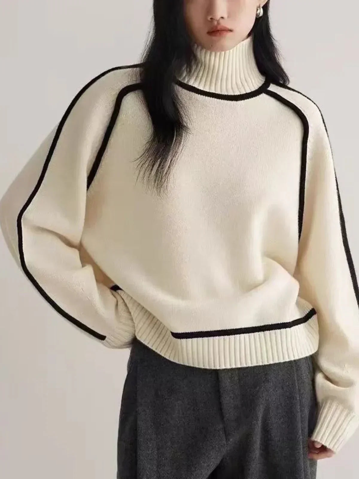 Donna | Elegant Turtleneck sweater | Last Day 80% Off!