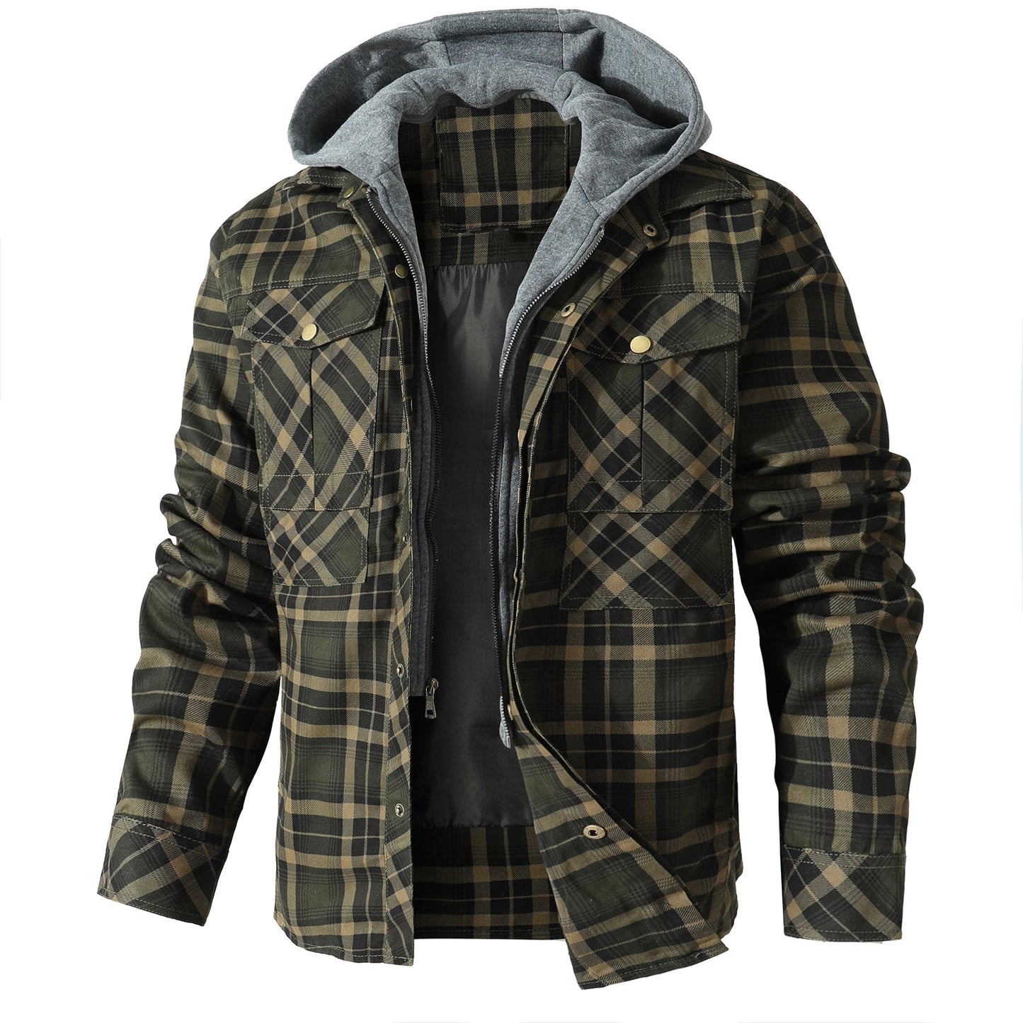 Hooded Flannel Jacket (4 Designs) Last day 80% off!